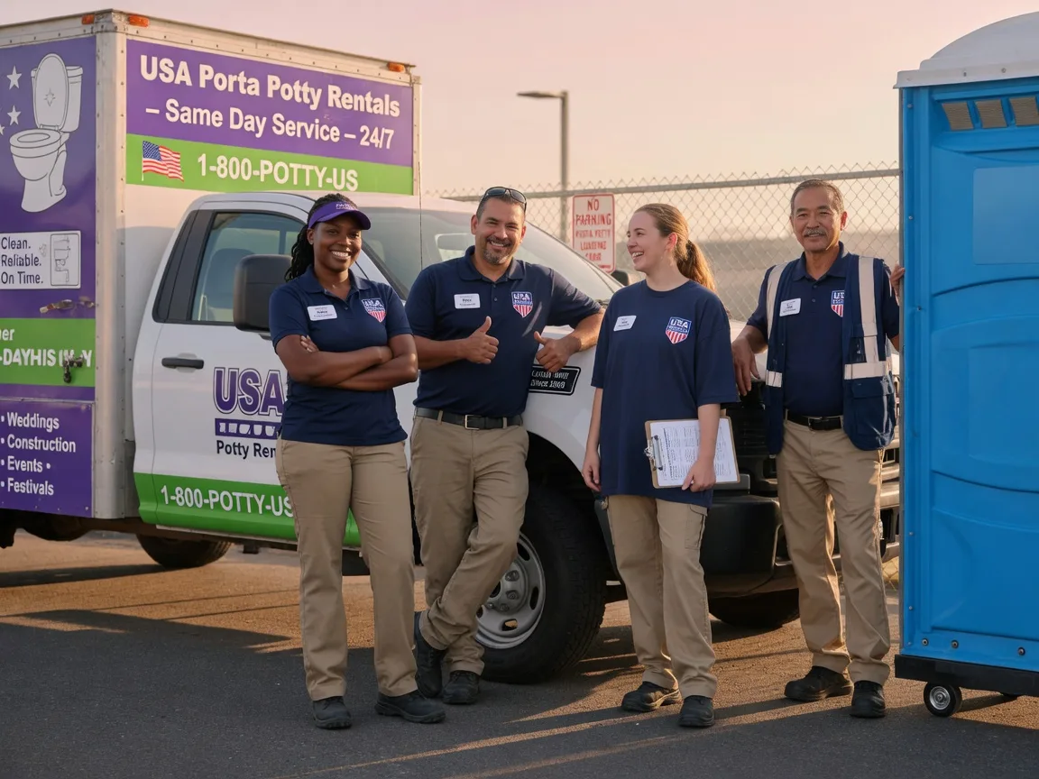 Porta Potty Rental company in Blue Ball, PA